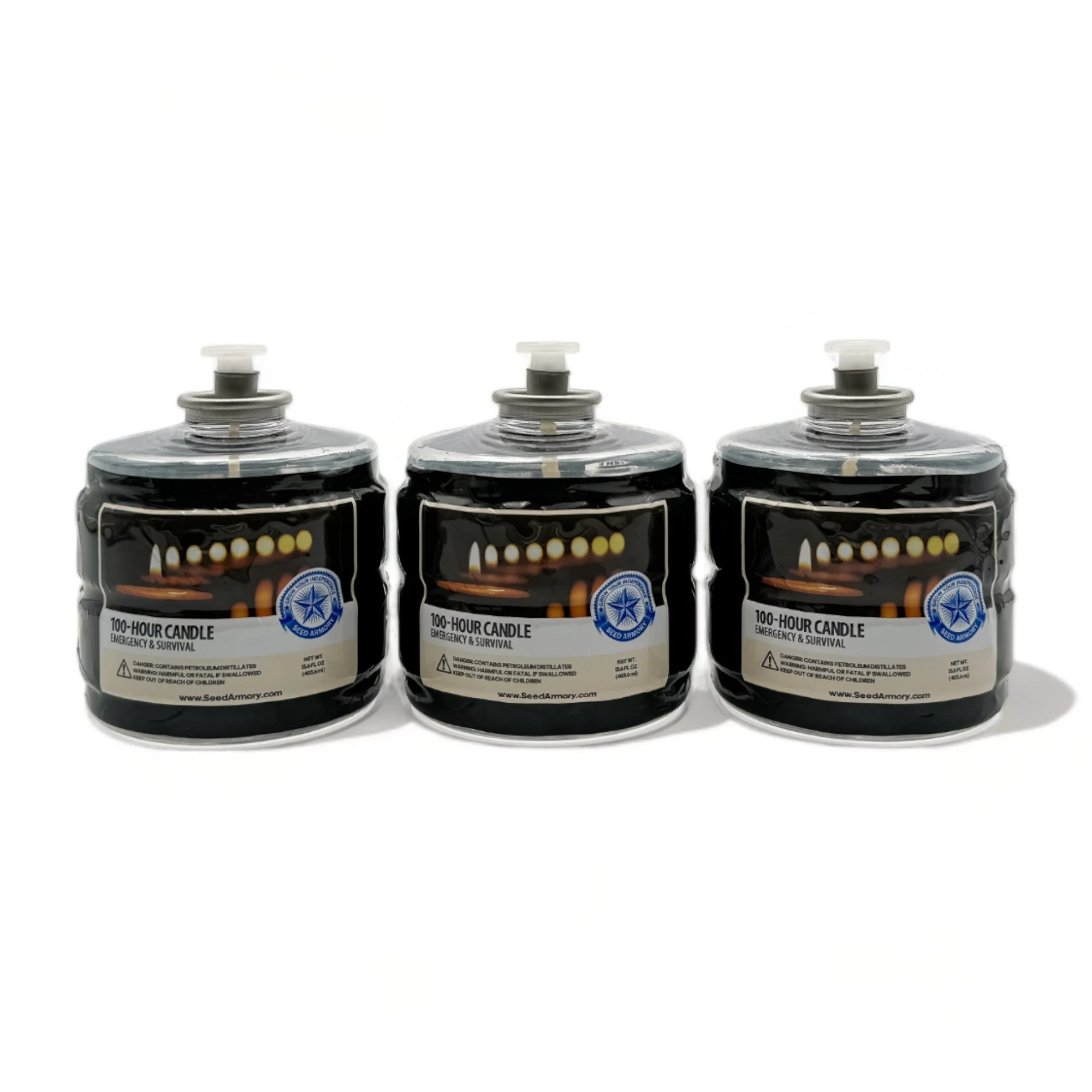 100-Hour Emergency Candle, Smokeless - Image 3