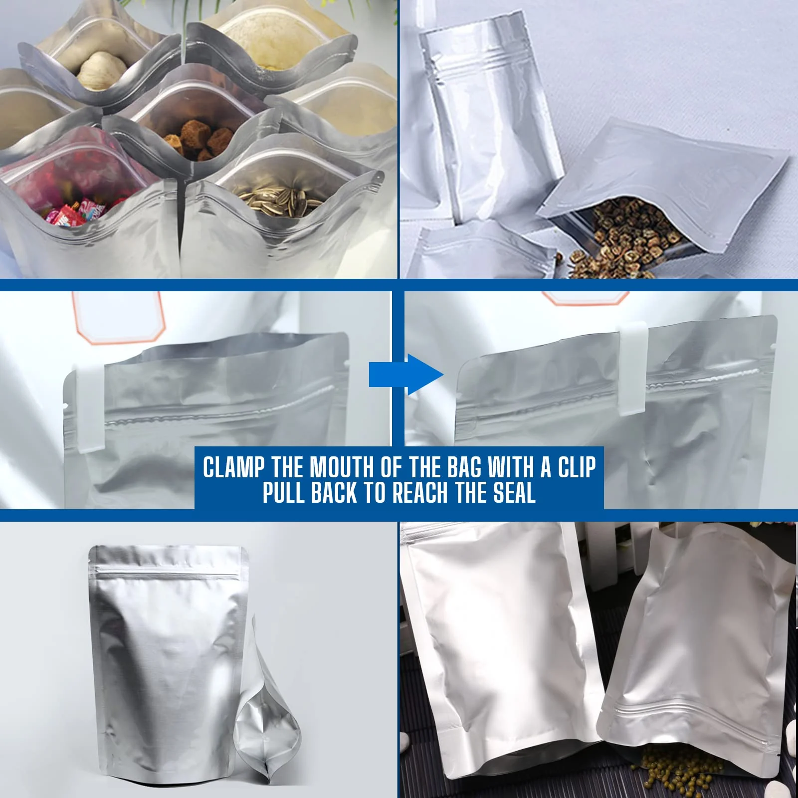 Mylar Bags 100-Pack w/ Oxygen Absorbers - Image 5