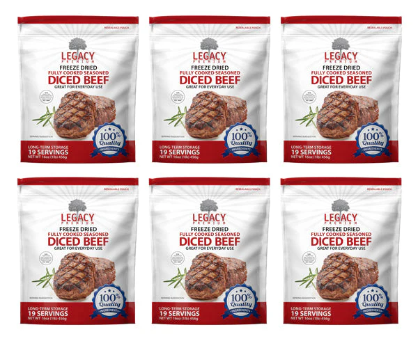 100% USDA Freeze Dried Beef Dices - Image 5