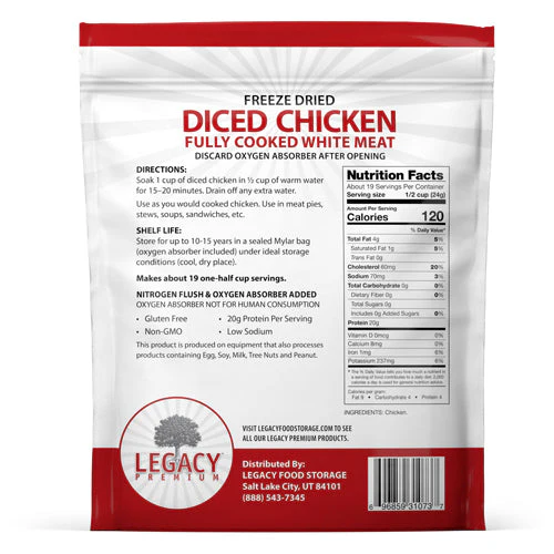100% USDA Freeze Dried Chicken Dices - Image 3