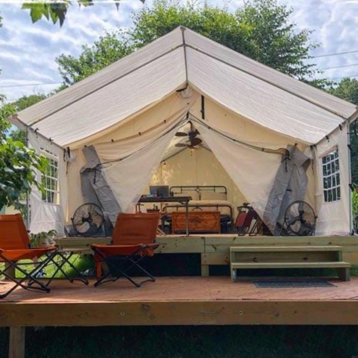 10' x 12' Porch - Canvas Wall Tent - Image 6