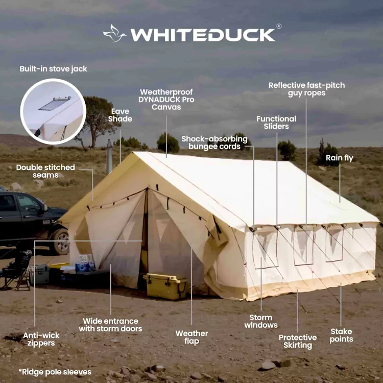 12' x 14' Alpha Wall Tent - Image 2