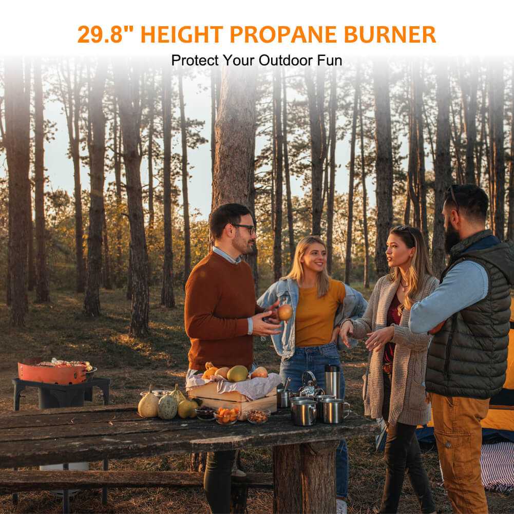 130,000 BTU High Pressure Single Propane Burner Perfect for Home Brewing, Turkey Fry, Maple Syrup Prep - Image 6