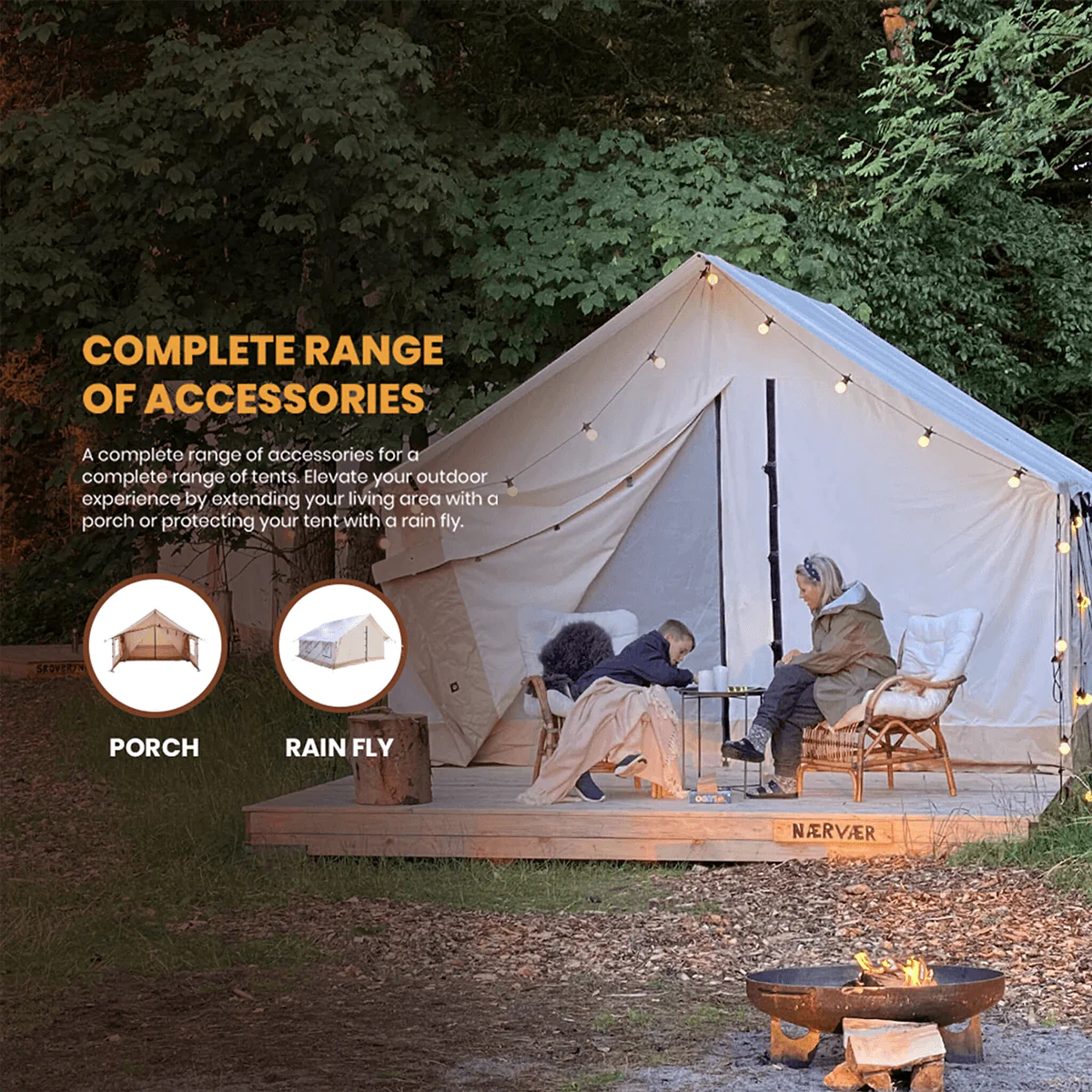 14' x 16' Alpha Pro Wall Tent - Image 3
