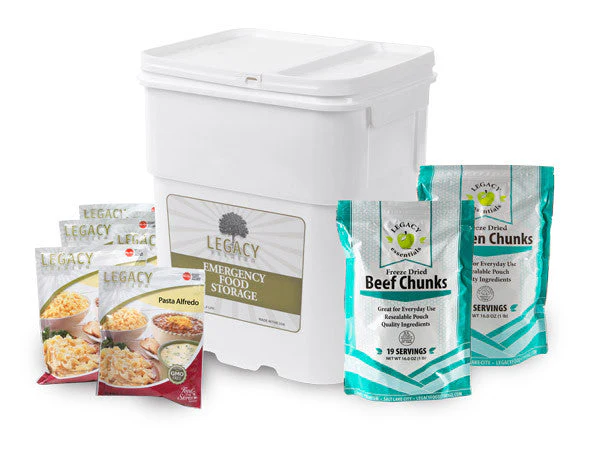 158 Serving Freeze Dried Chicken, Beef and Entree Combo Bucket - Image 7