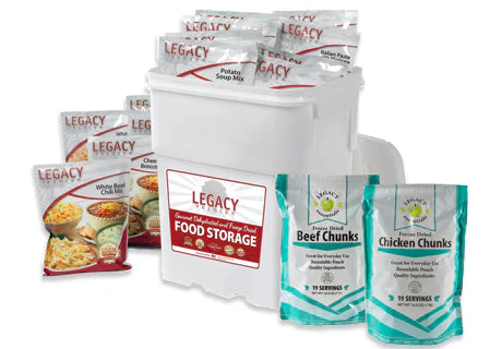 158 Serving Freeze Dried Chicken, Beef and Entree Combo Bucket - Image 8