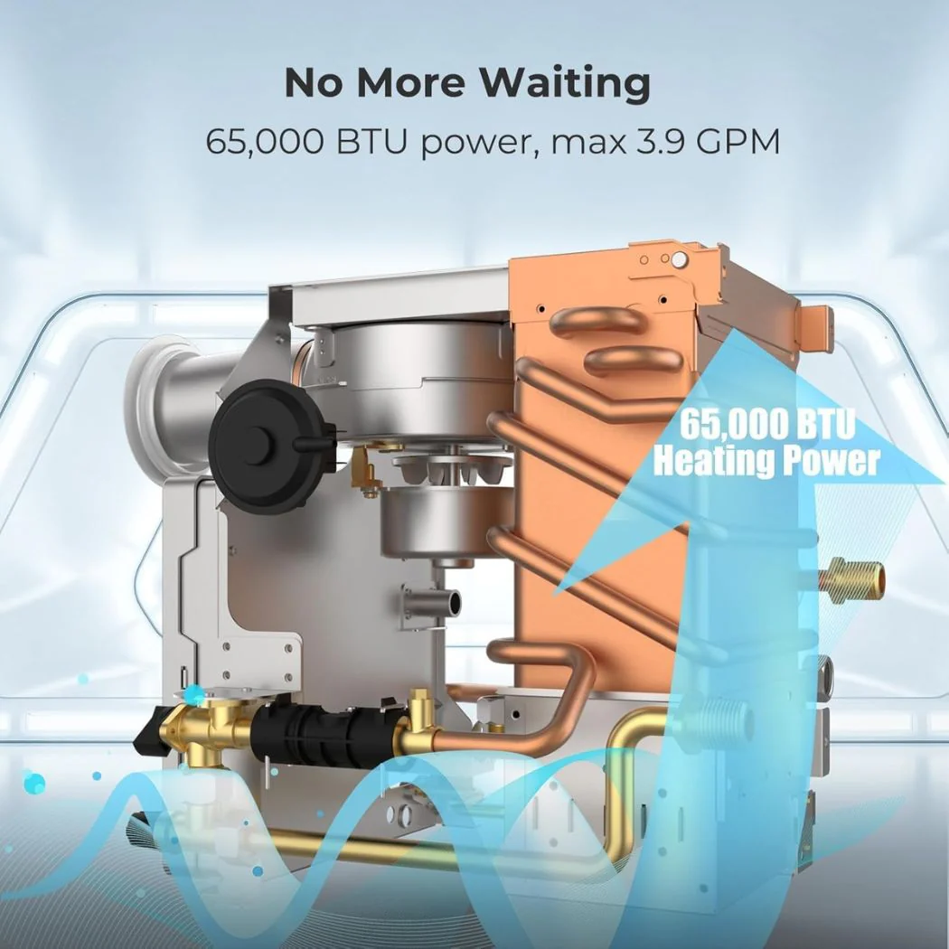 2.64GPM Tankless RV Hot Water Heater PRO With Remote Control - Image 12