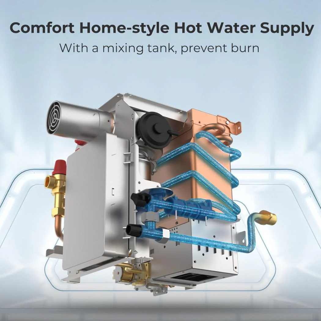 2.64GPM Tankless RV Hot Water Heater PRO With Remote Control - Image 14