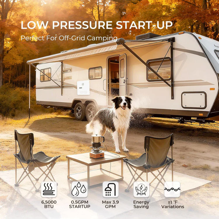 2.64GPM Tankless RV Hot Water Heater PRO With Remote Control - Image 3
