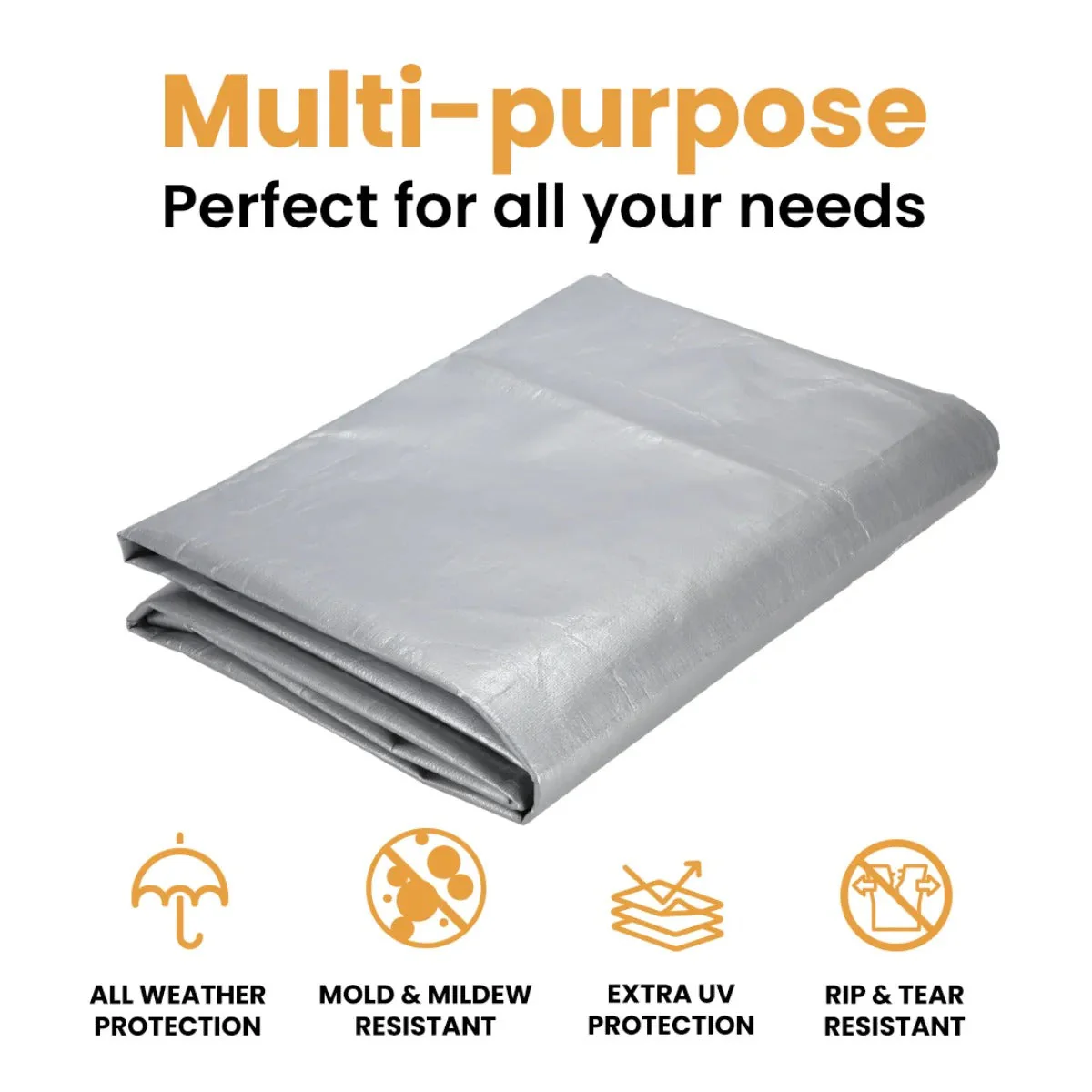 20’ x 20’ Super Heavy Duty Poly Tarp - Image 14