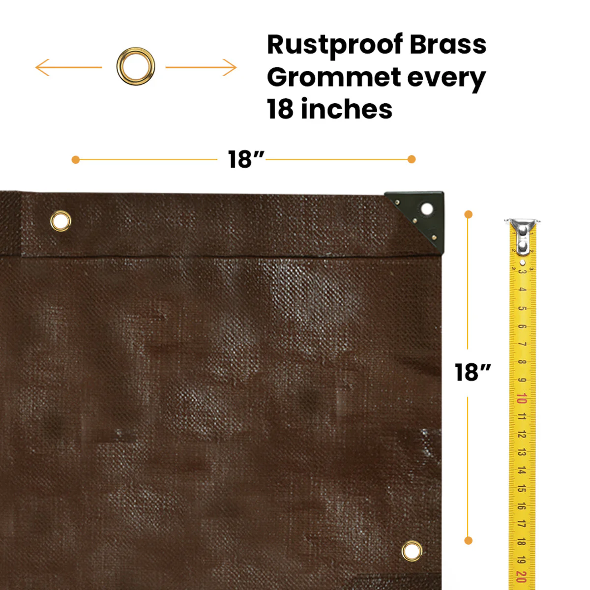 20’ x 40’ Super Heavy Duty Poly Tarp - Image 4