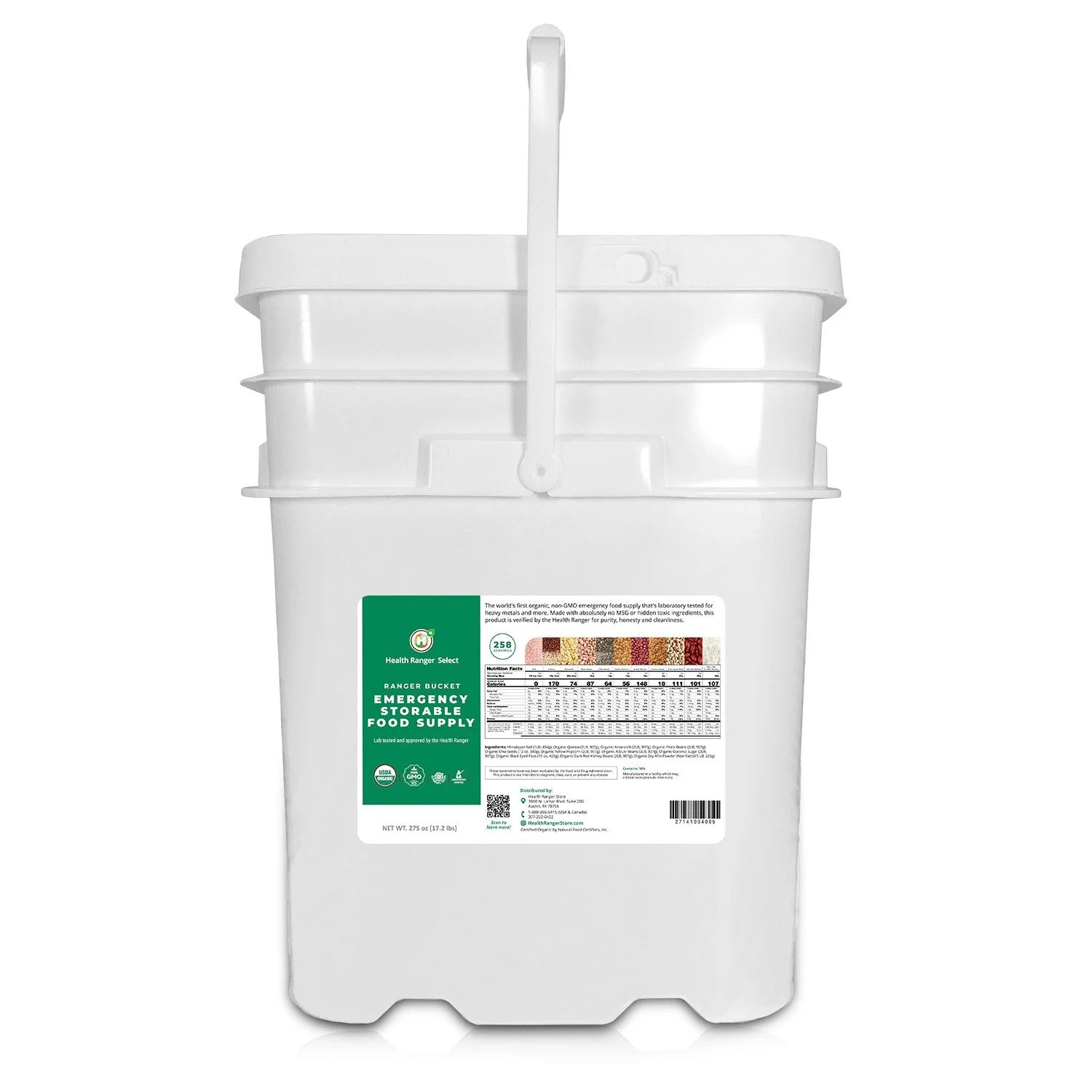 (536 Servings) Ranger Bucket Set - Organic Emergency Storable Food Supply (A26 + B19) - Image 5