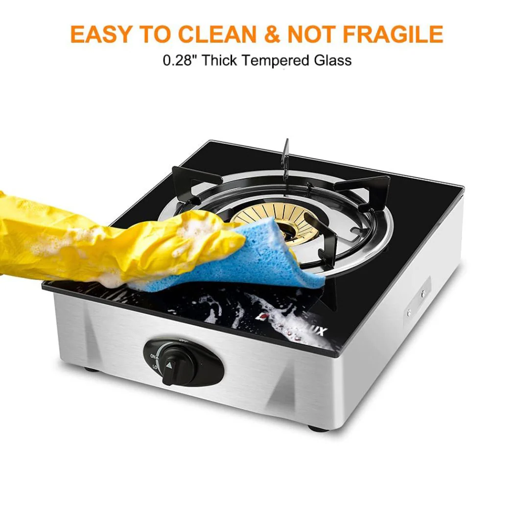 9,500 BTU Propane Single Burner Camp Stoves with Auto Ignition - Image 3