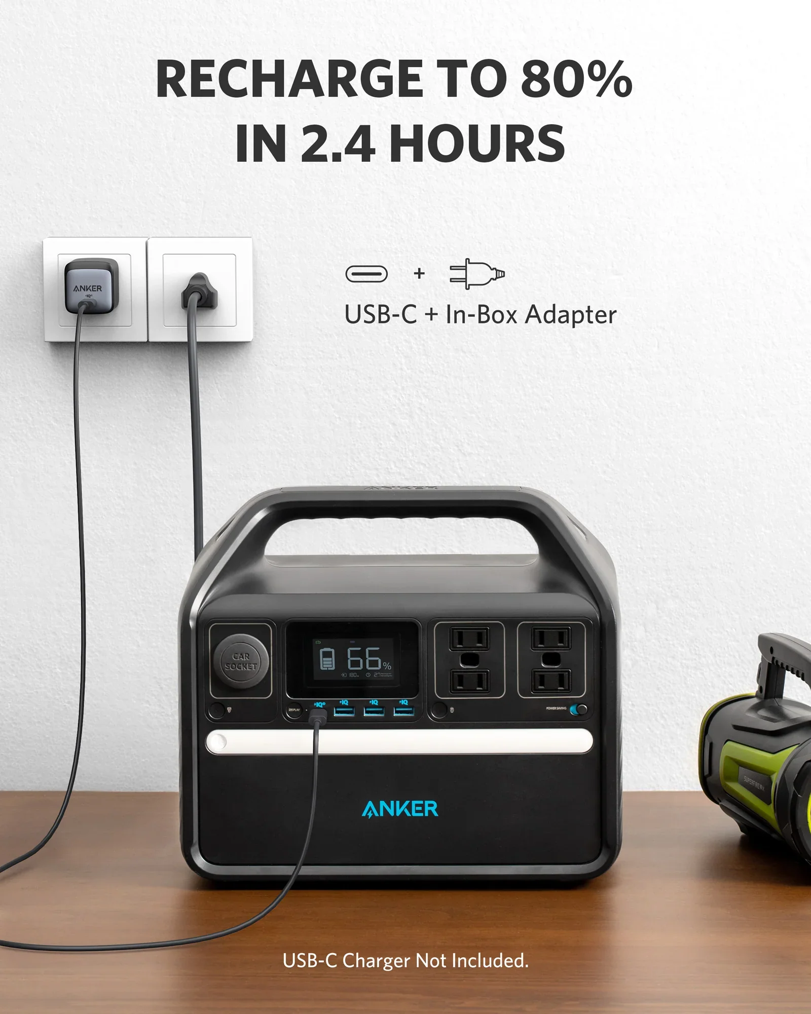 Anker SOLIX 536 Portable Power Station - 508Wh｜500W - Image 7