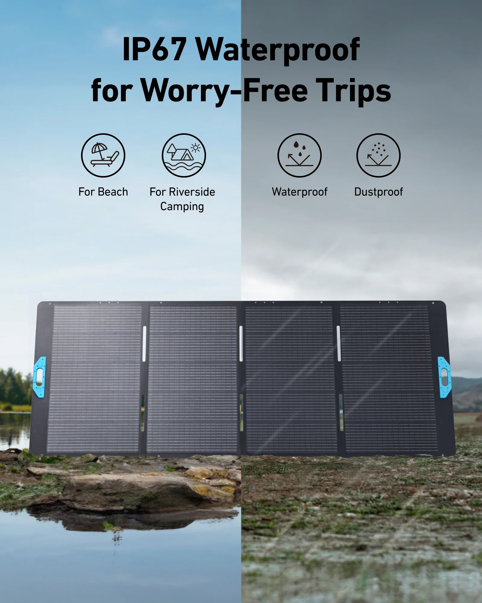 Anker SOLIX PS400 Portable Solar Panel - Image 2