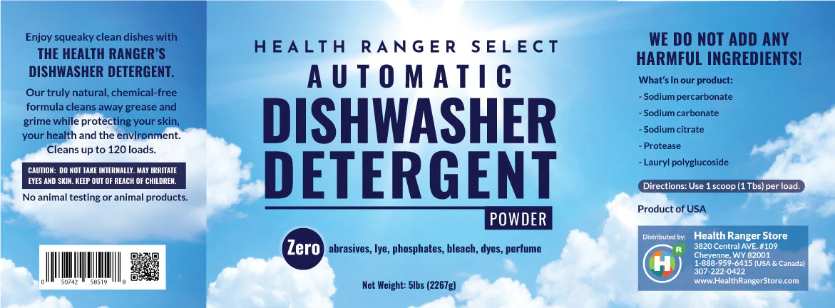 Automatic Dishwasher Detergent Powder 5lbs (2267g) (2-Pack) - Image 3