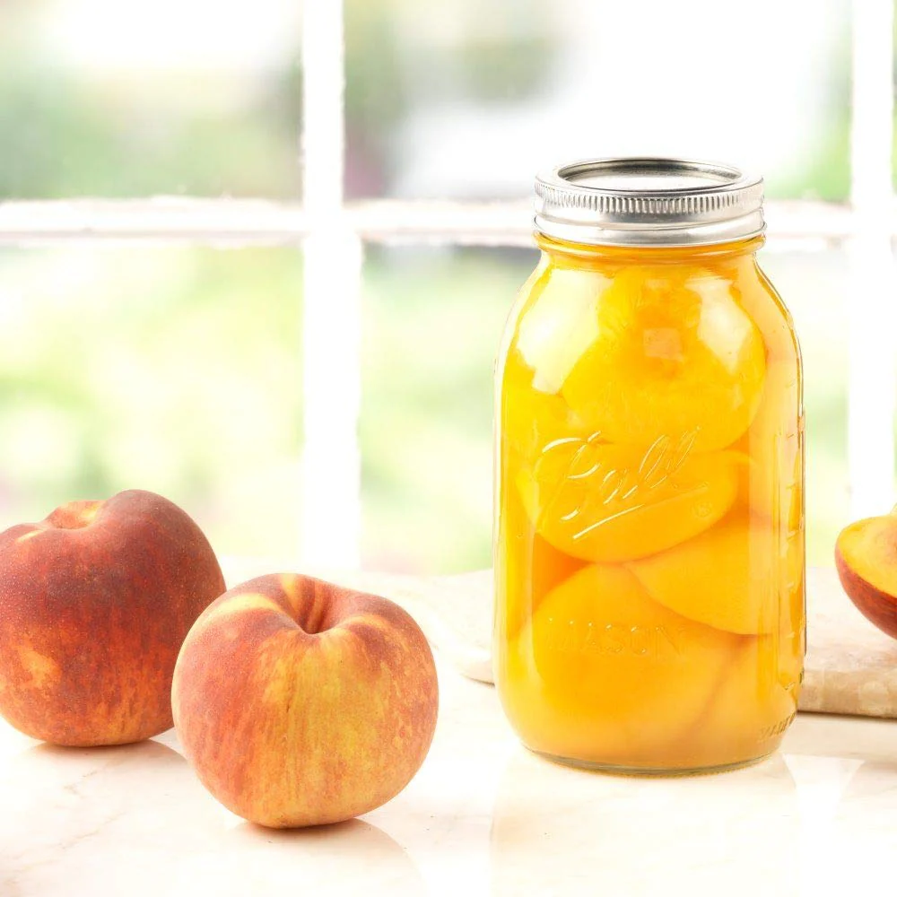 Ball 32 oz Glass Regular-Mouth Mason Canning Jars with Lids and Bands - 2 Pack - Image 3