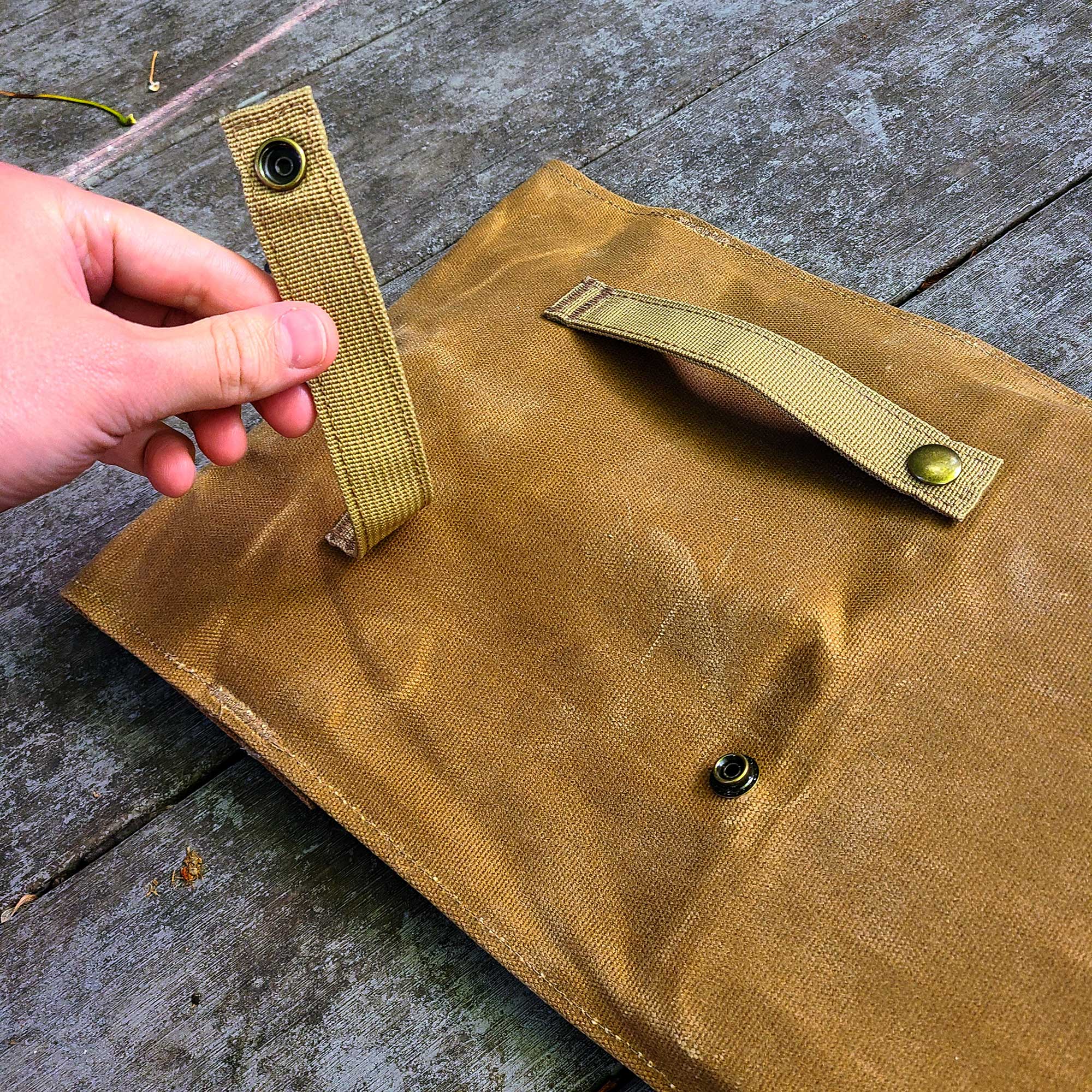 BattlBox Bushcraft Swivel Grill Set w/ Waxed Canvas Carrying Case - Image 3