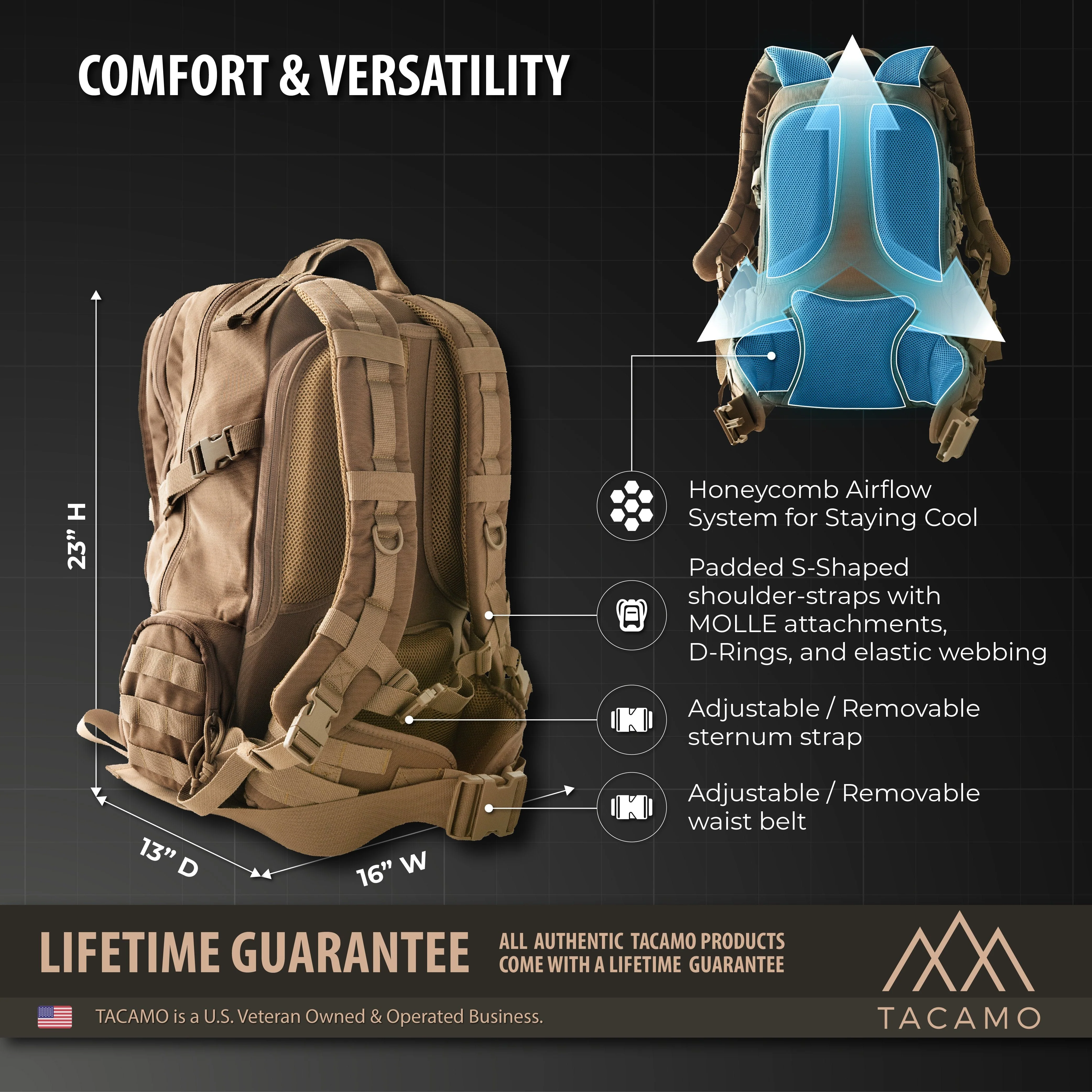 BC50 50L 72-Hour Tactical Backpack - Image 7