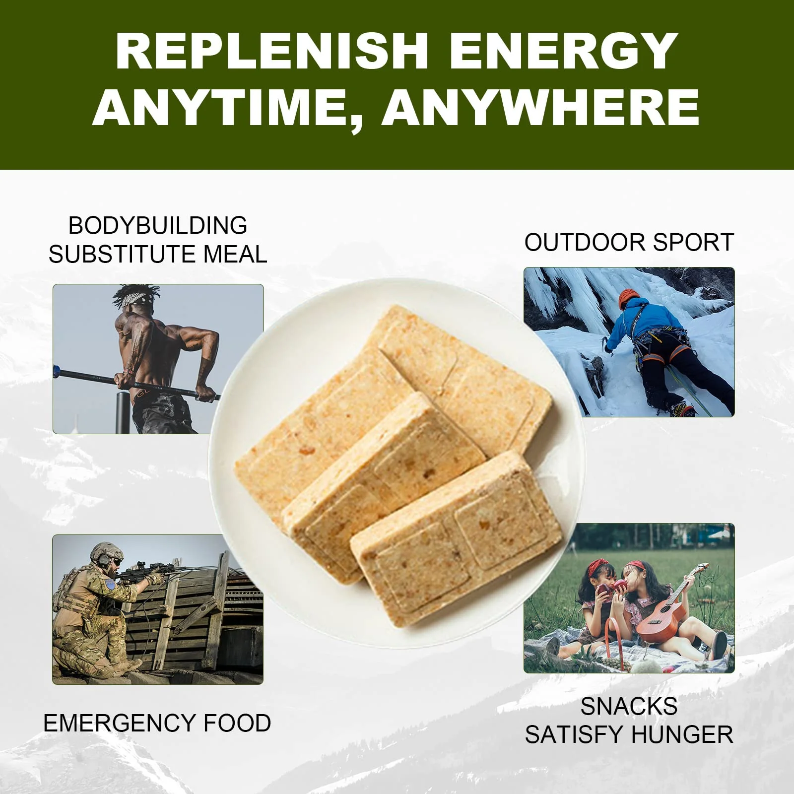 High Energy Ration Bars with Tin Box (20 Pack) - Image 5
