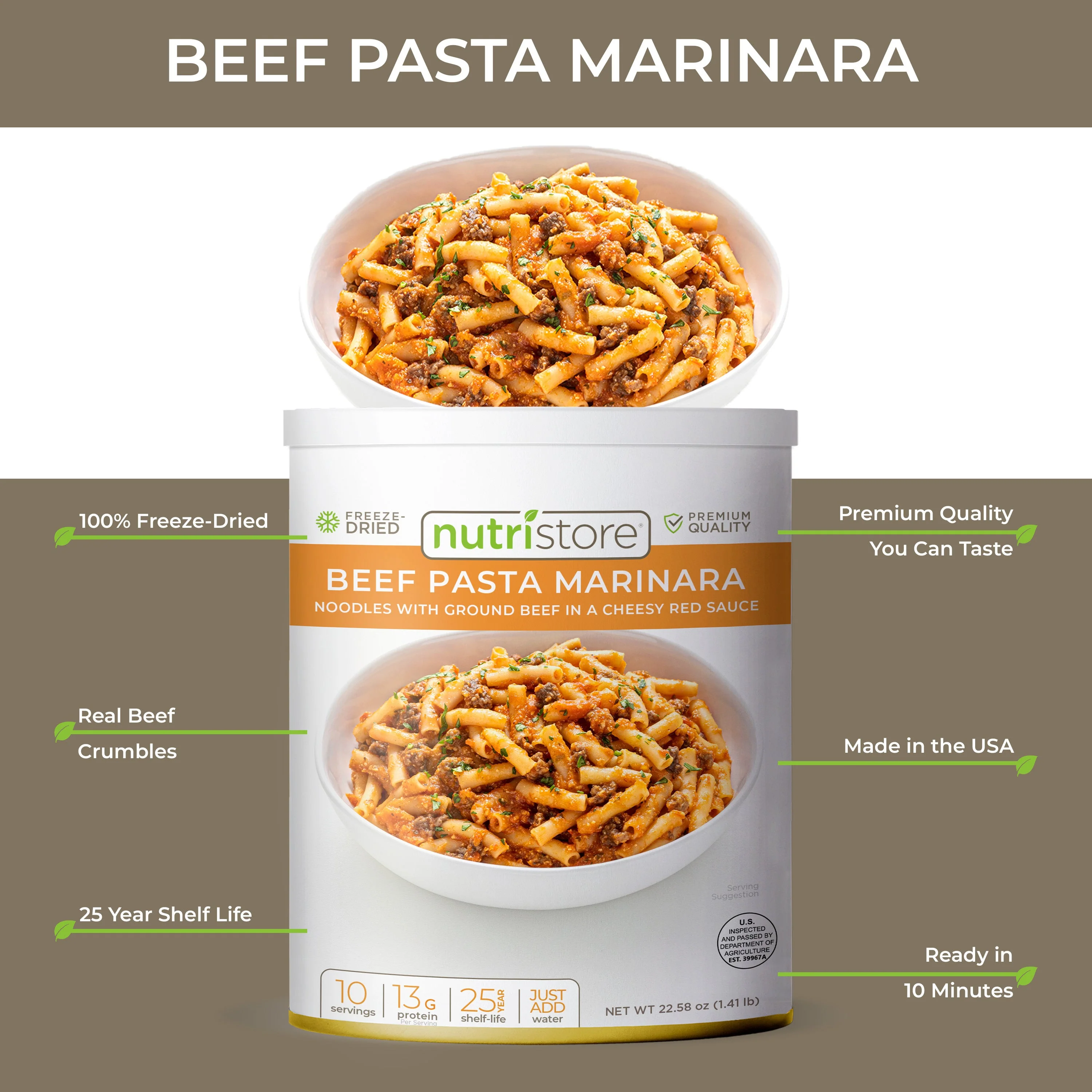Beef Pasta Marinara - #10 Can - Image 3
