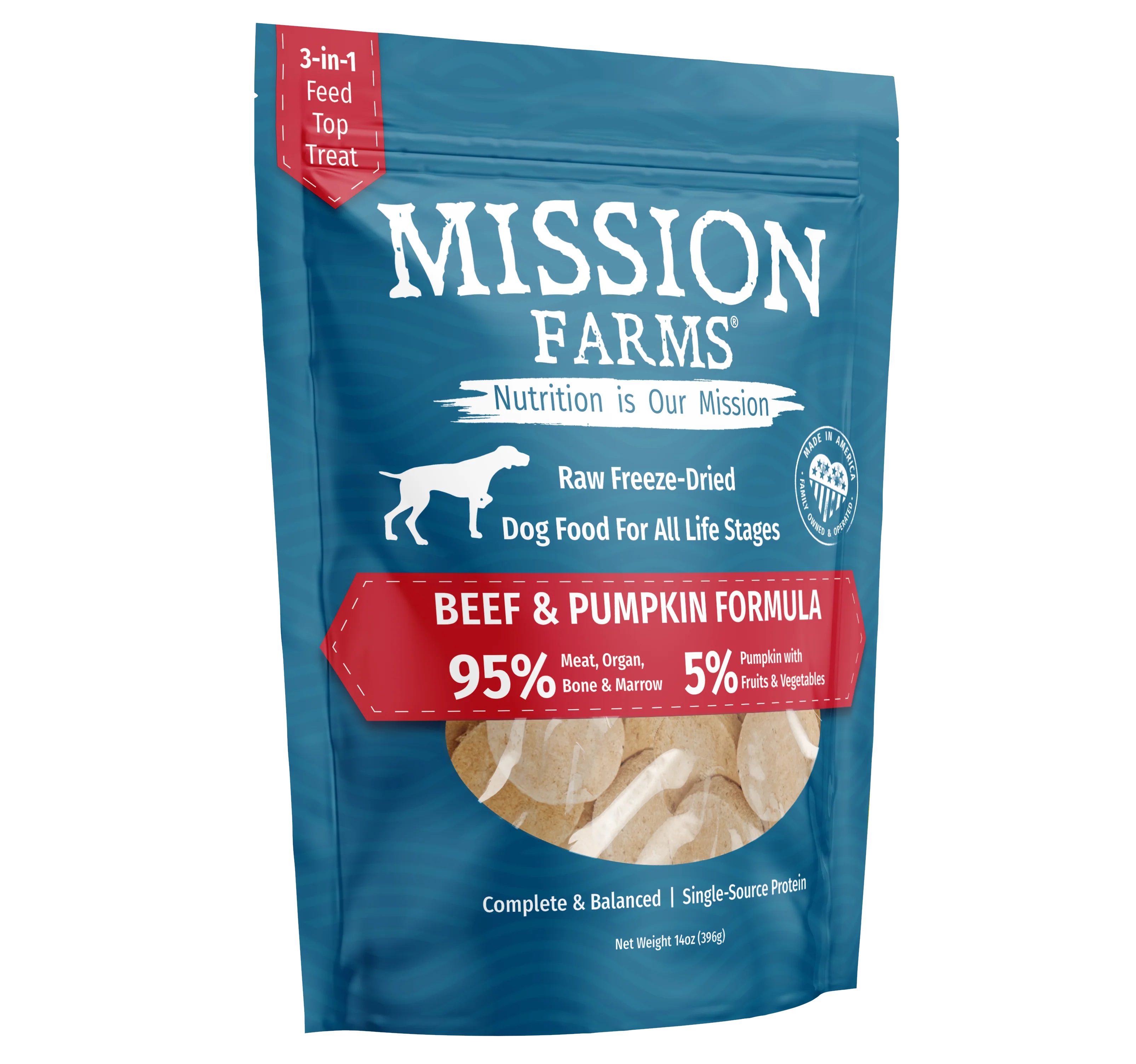 Beef & Pumpkin - 14oz Bag - Image 3