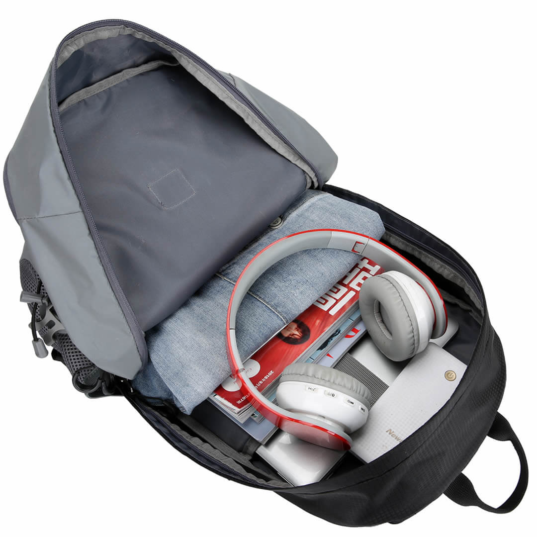 Black Reflective Commuter Bike Backpack | Riderbag Reflektor35 - Image 8