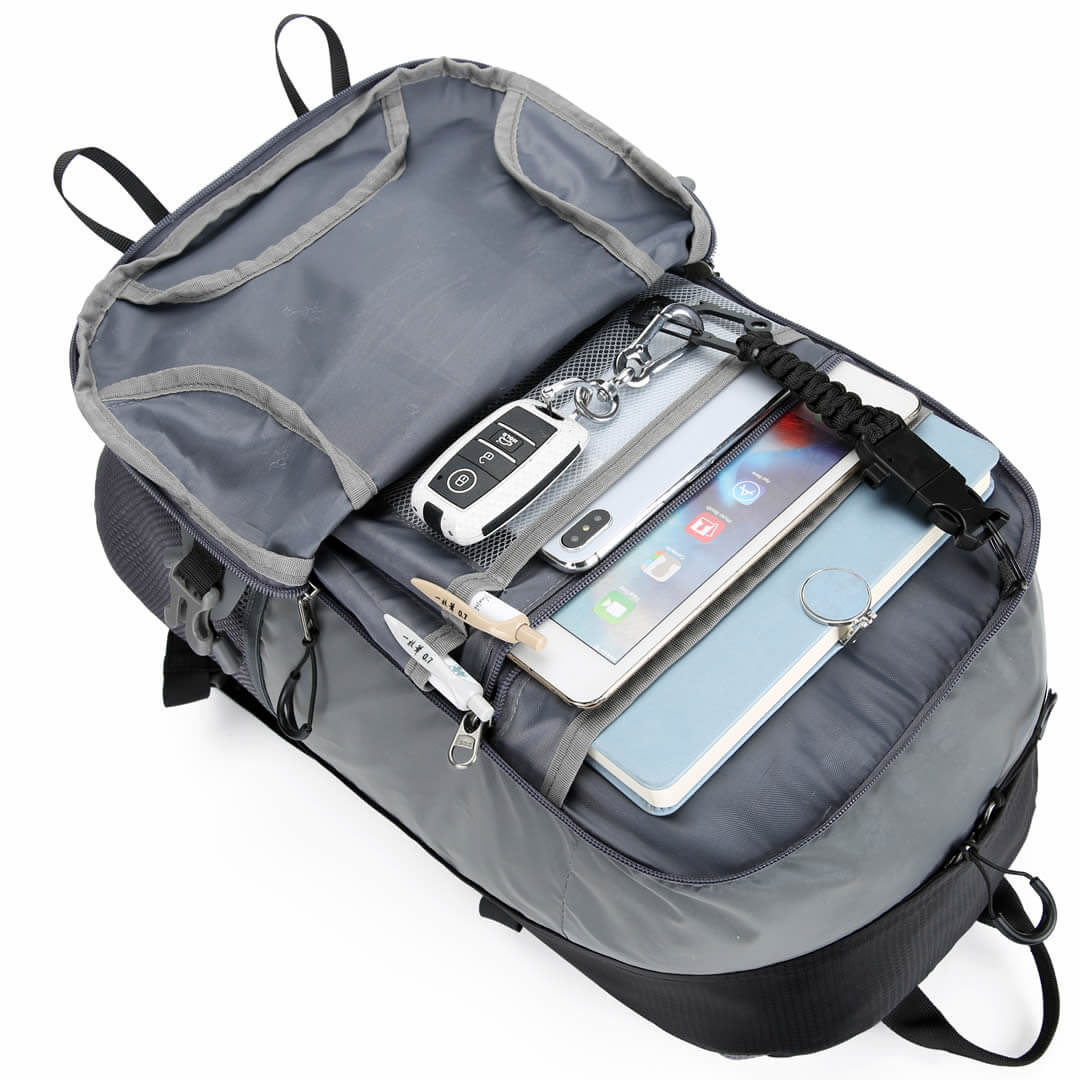 Black Reflective Commuter Bike Backpack | Riderbag Reflektor35 - Image 9