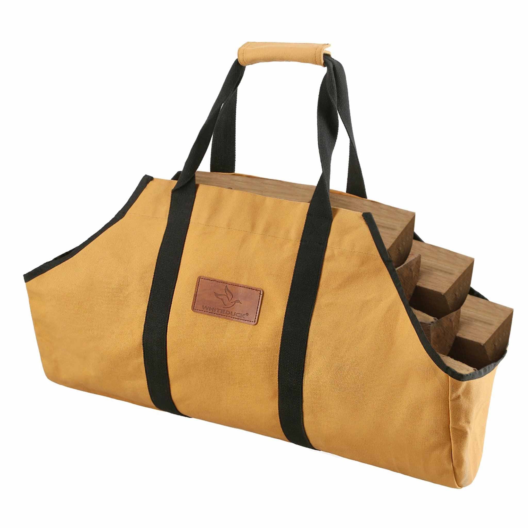 Boat Shape Canvas Firewood Log Carriers - Image 6