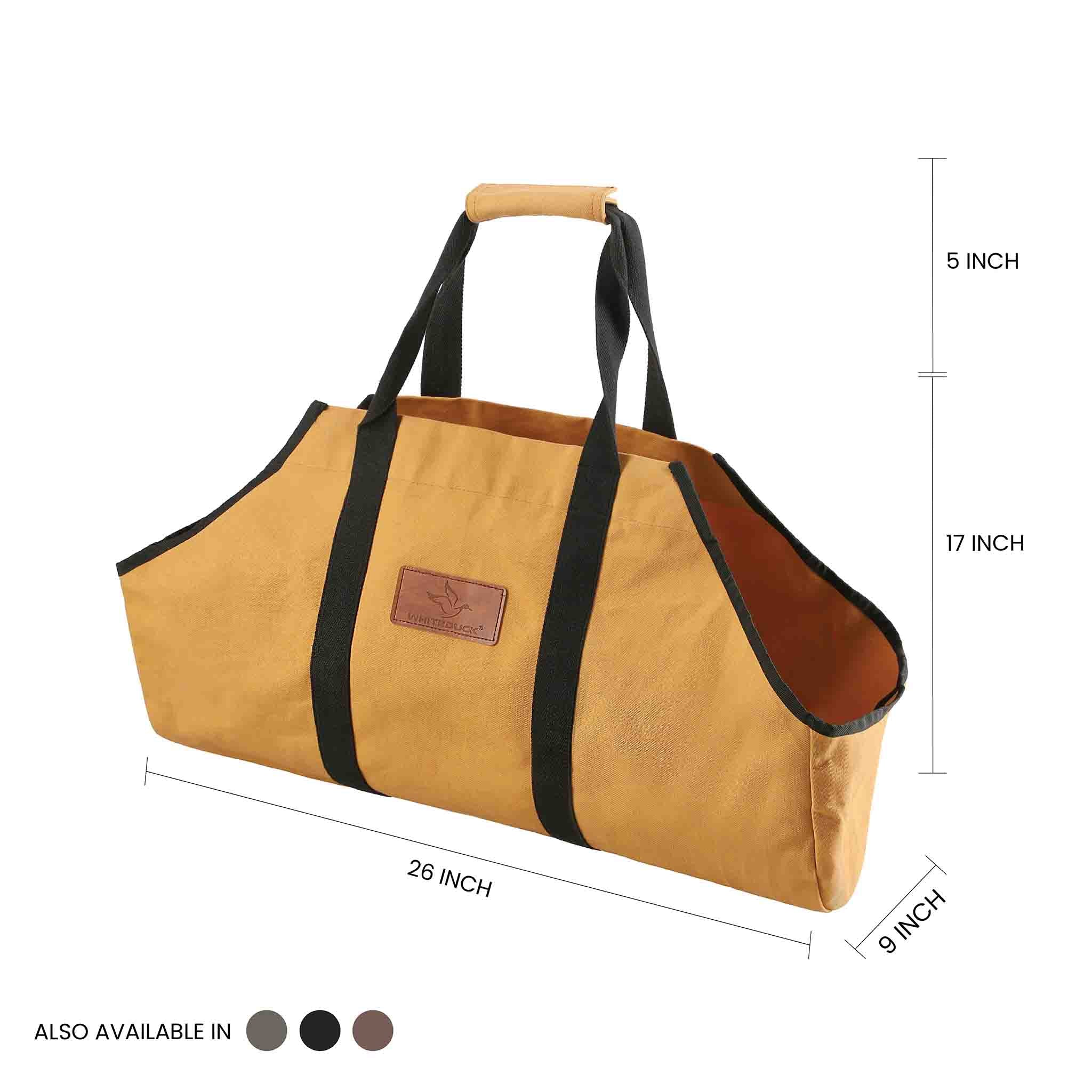 Boat Shape Canvas Firewood Log Carriers - Image 9