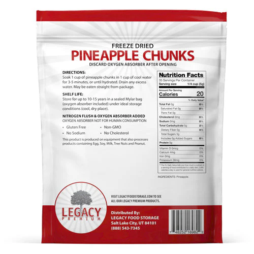 Bulk Freeze Dried Pineapple Chunks - Image 2