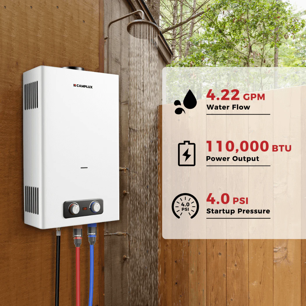 Camplux BD422 On Demand Water Heater Propane - Image 2