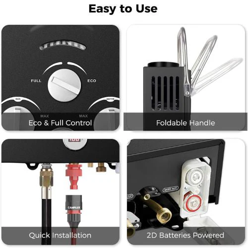 Camplux BW158BP60 Camping Water Heater With Pump Kit - Image 4
