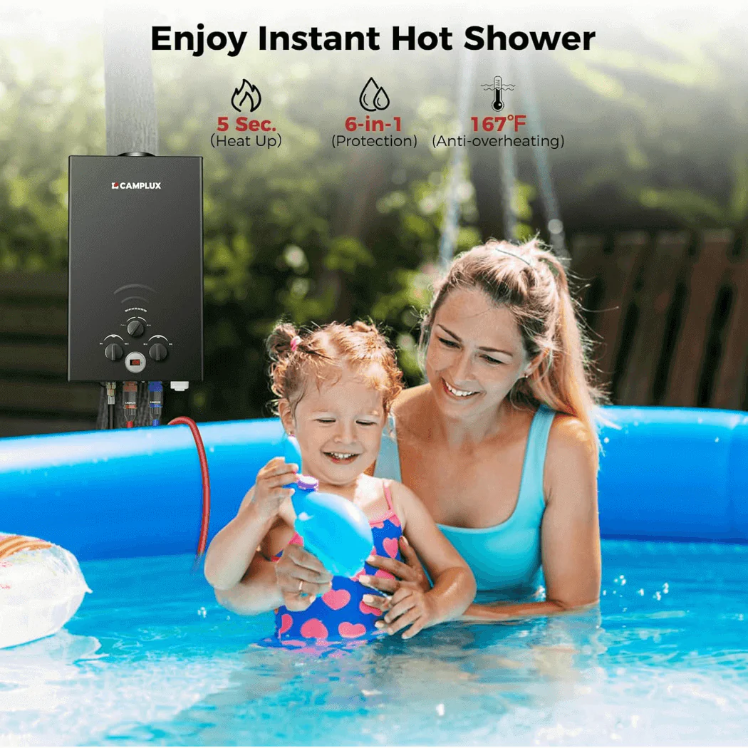 Camplux BW264B Camping Water Heater Propane - Image 5