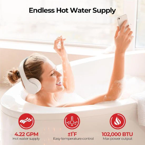 Camplux Climatech 3 Indoor Gas Tankless Water Heater 102,000 BTU - Image 2