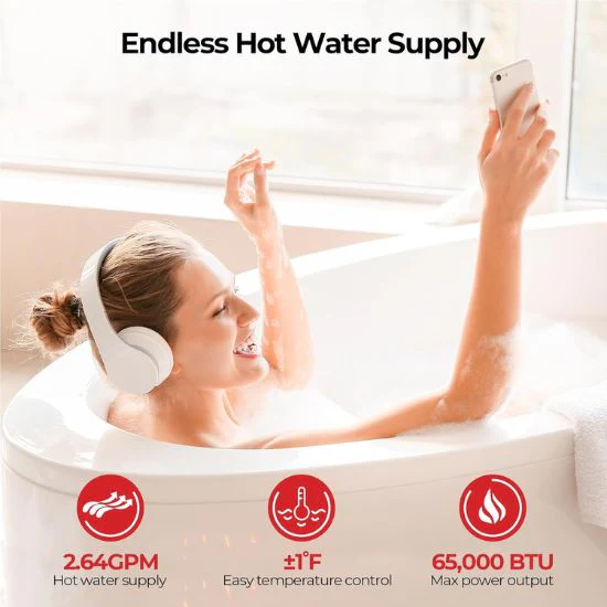 Camplux Climatech 3 Indoor Gas Tankless Water Heater 68,000 BTU - Image 3