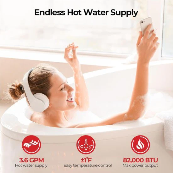 Camplux Climatech 3 Indoor Gas Tankless Water Heater 82,000 BTU - Image 2