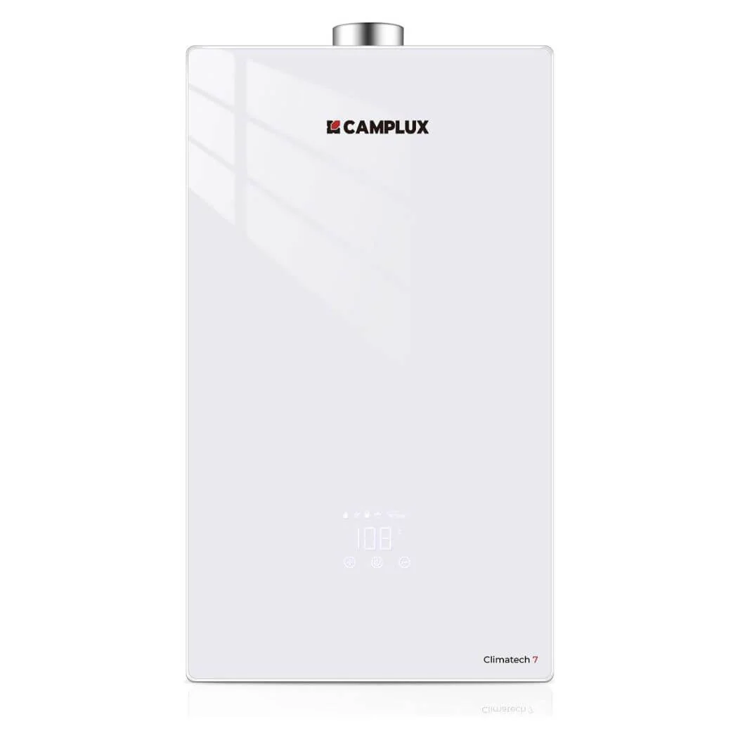 Camplux Climatech-7 Indoor Tankless Gas Water Heater 6.86 GPM | White
