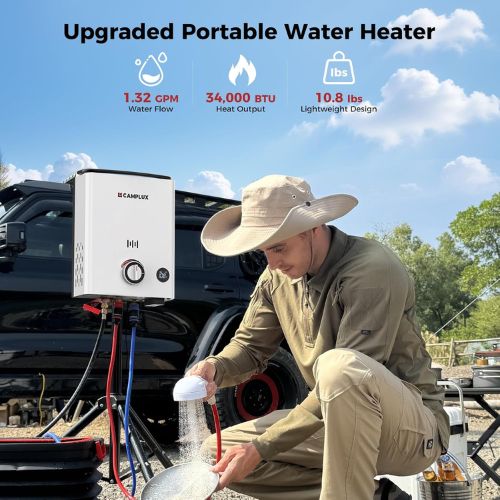 Camplux First F5 LPG Camping Water Heater - Image 2
