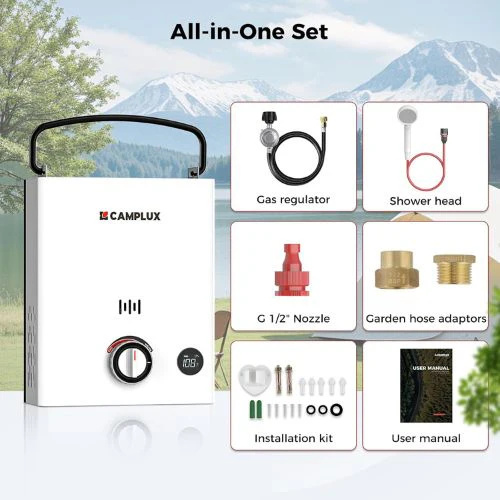 Camplux First F5 LPG Camping Water Heater - Image 6