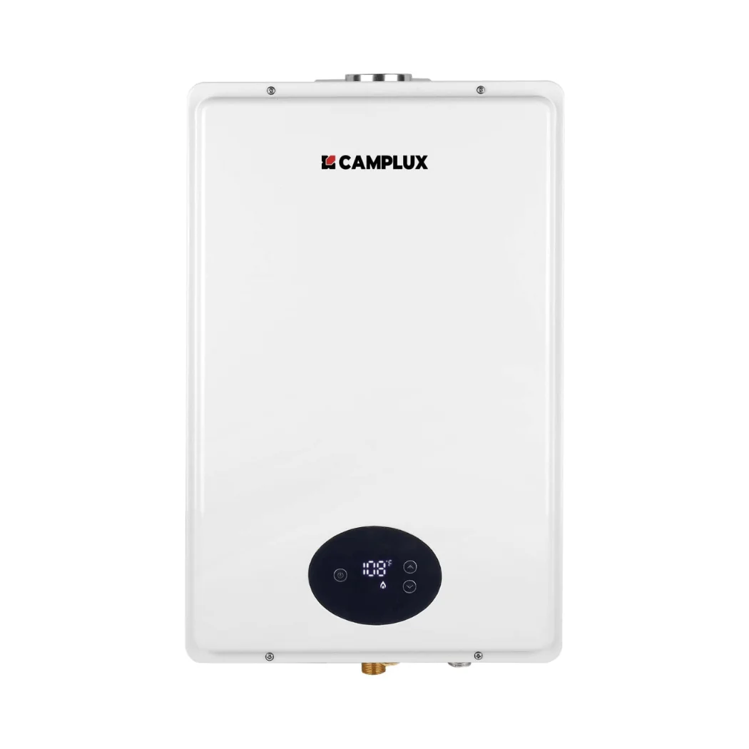 Camplux Instant Indoor Tankless Gas Water Heater 5.28 GPM | White