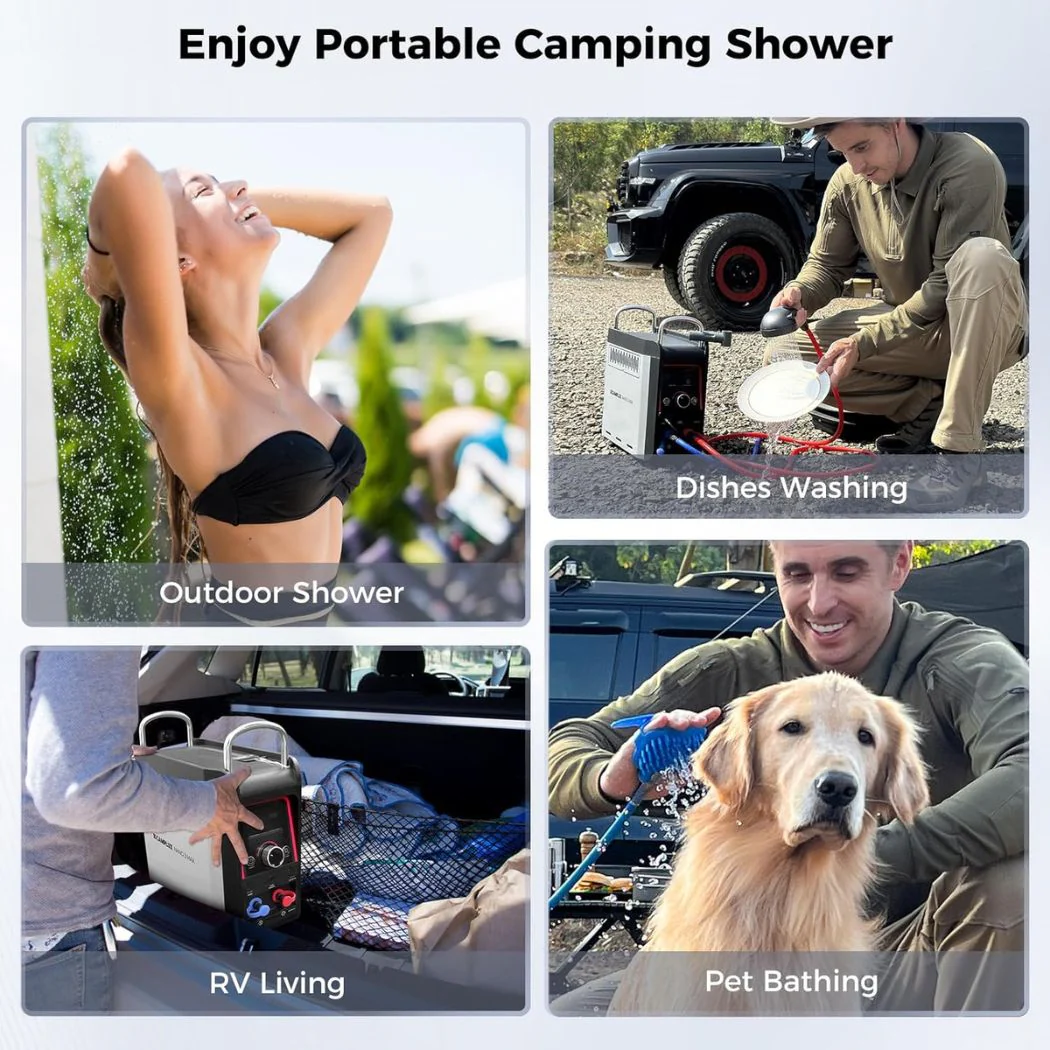 Camplux Nano 3 Max Portable Propane Hot Water System - Image 3