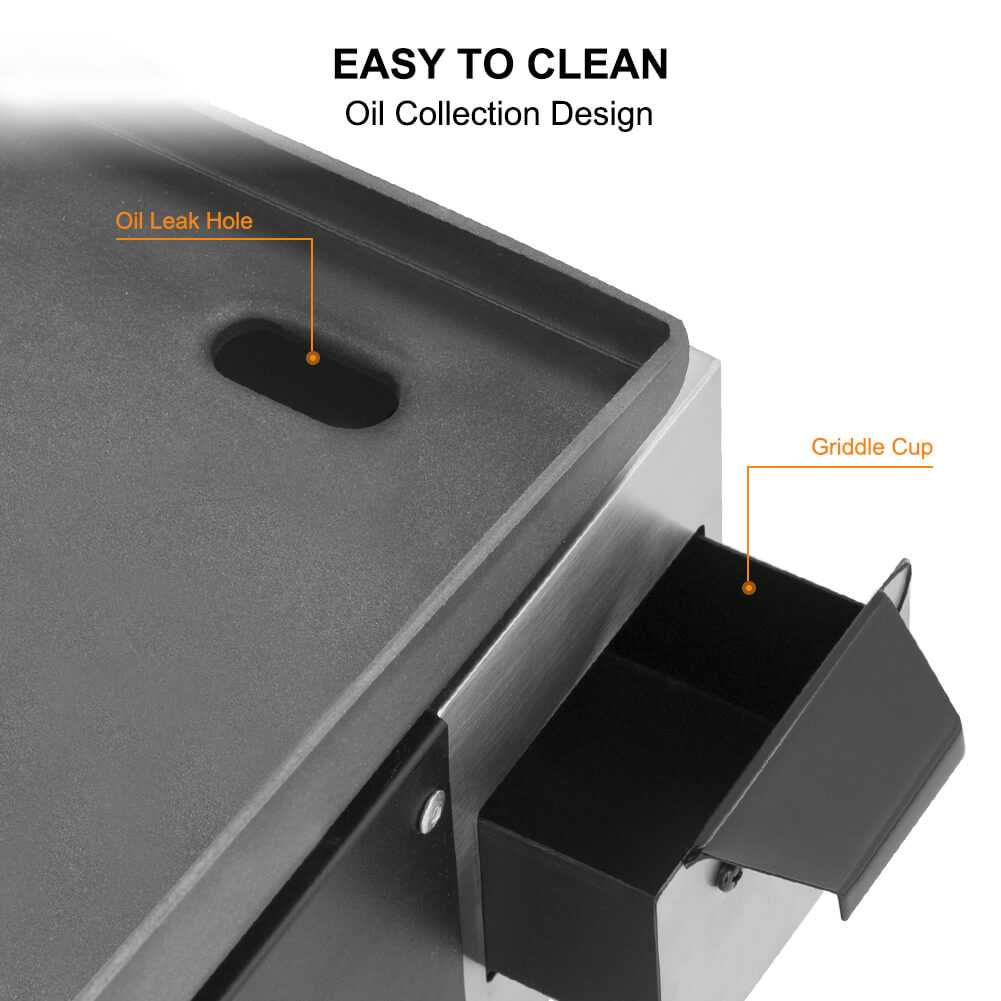 Camplux Outdoor Portable Griddles for RV, Camping and Tailgating - 17 Inch 13,000 BTU - Image 5