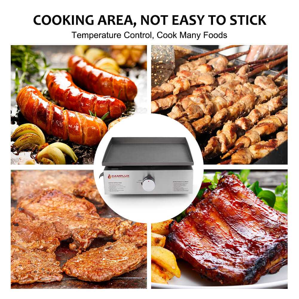 Camplux Outdoor Portable Griddles for RV, Camping and Tailgating - 17 Inch 13,000 BTU - Image 7