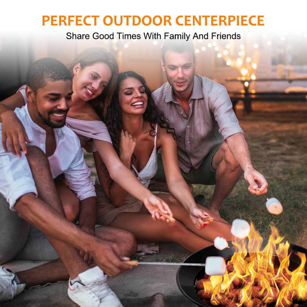Camplux Outdoor Propane Fire Pit with Cover and Carry Kit, Auto-Ignition - Image 8