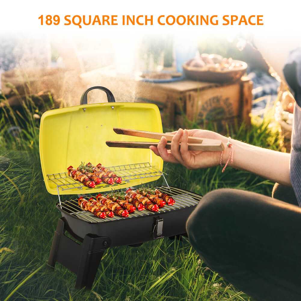 Camplux Portable Gas Grill 189 Square Inches, Camping Grills for Outdoor Cooking - Image 4