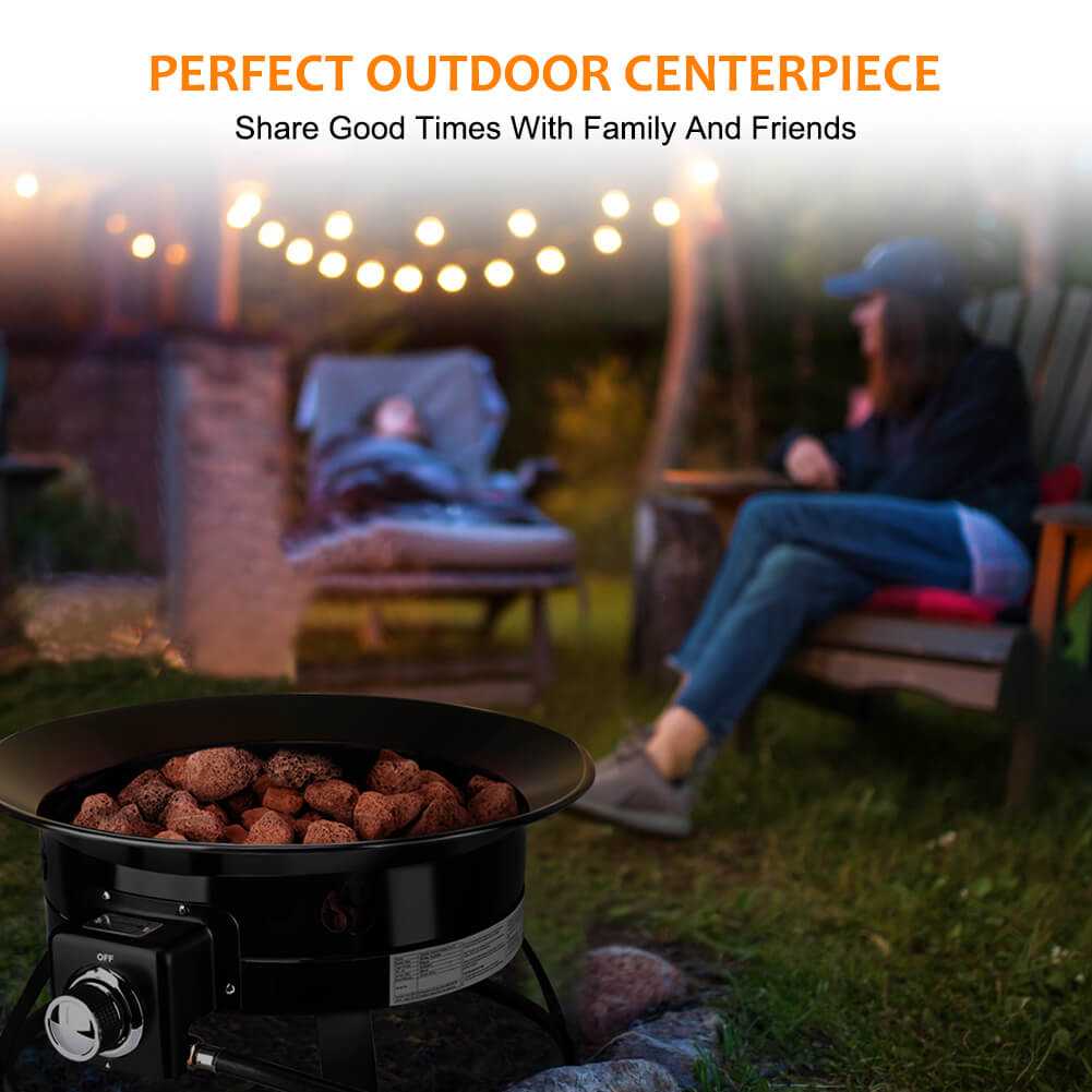 Camplux Propane Fire Pit Camping Fire Bowl for Cozy Outdoor Gatherings - Image 11