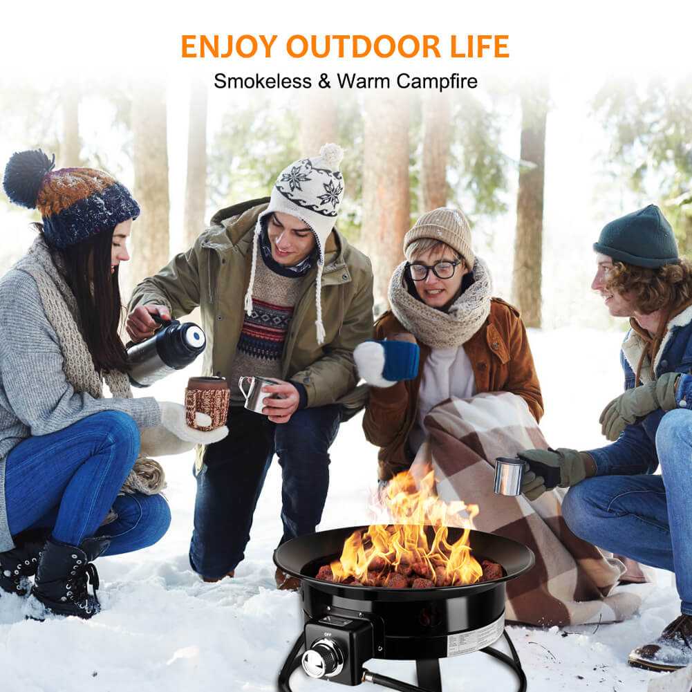 Camplux Propane Fire Pit Camping Fire Bowl for Cozy Outdoor Gatherings - Image 12