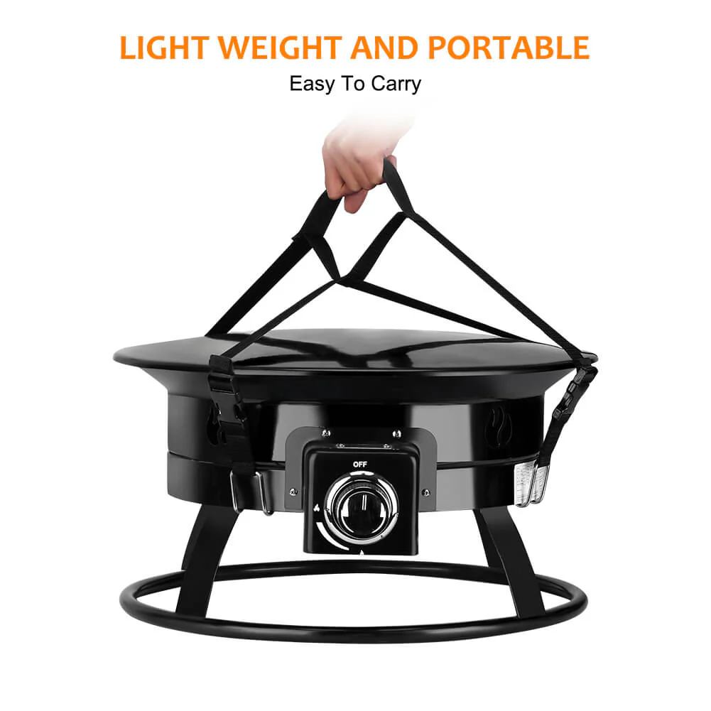 Camplux Propane Fire Pit Camping Fire Bowl for Cozy Outdoor Gatherings - Image 14