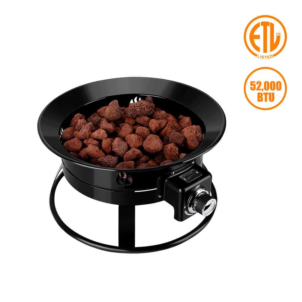 Camplux Propane Fire Pit Camping Fire Bowl for Cozy Outdoor Gatherings - Image 5